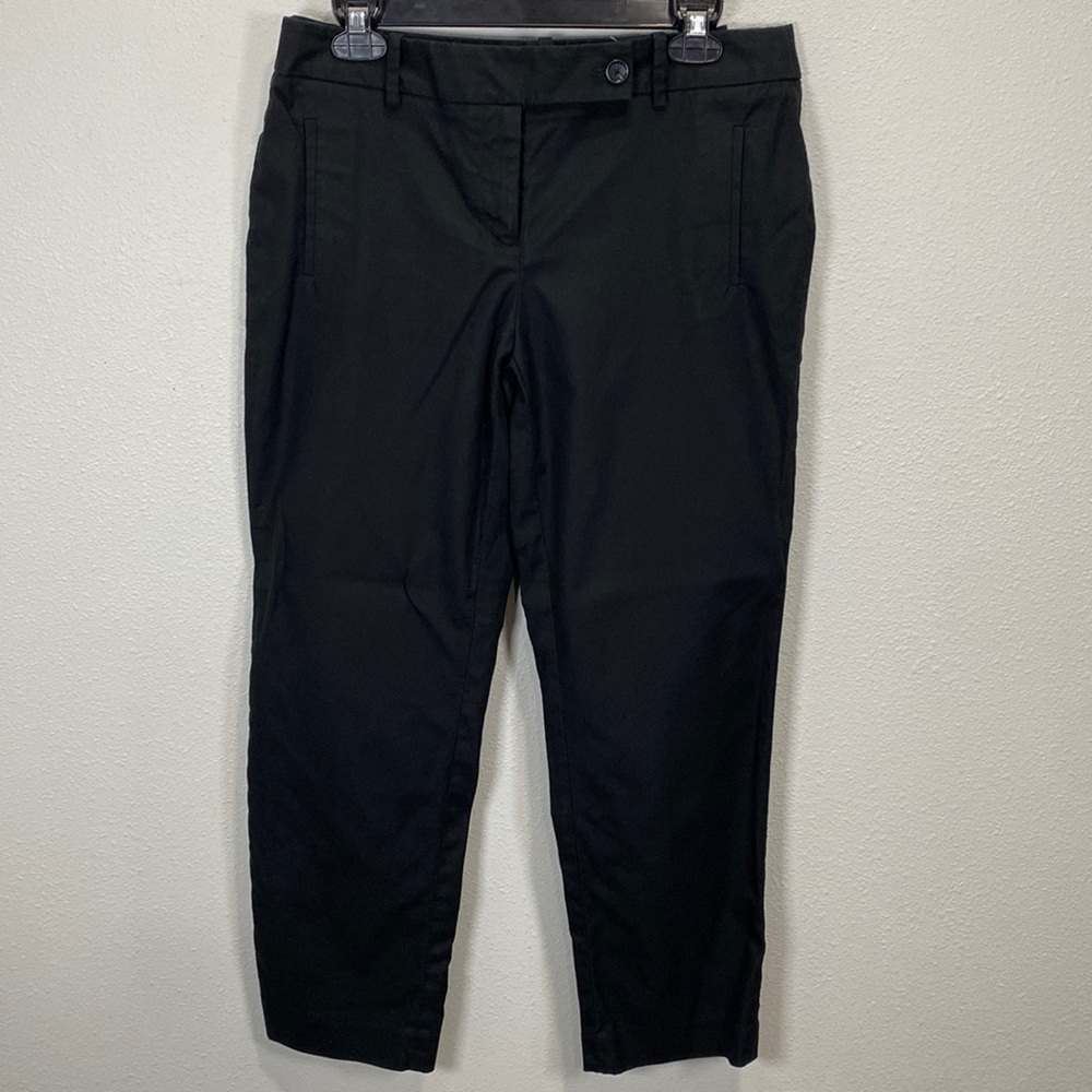 Loft Marisa cotton pants black